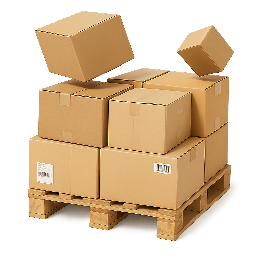 Pallet freight protected by the Instafrakt Guarantee