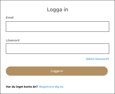 Register your account